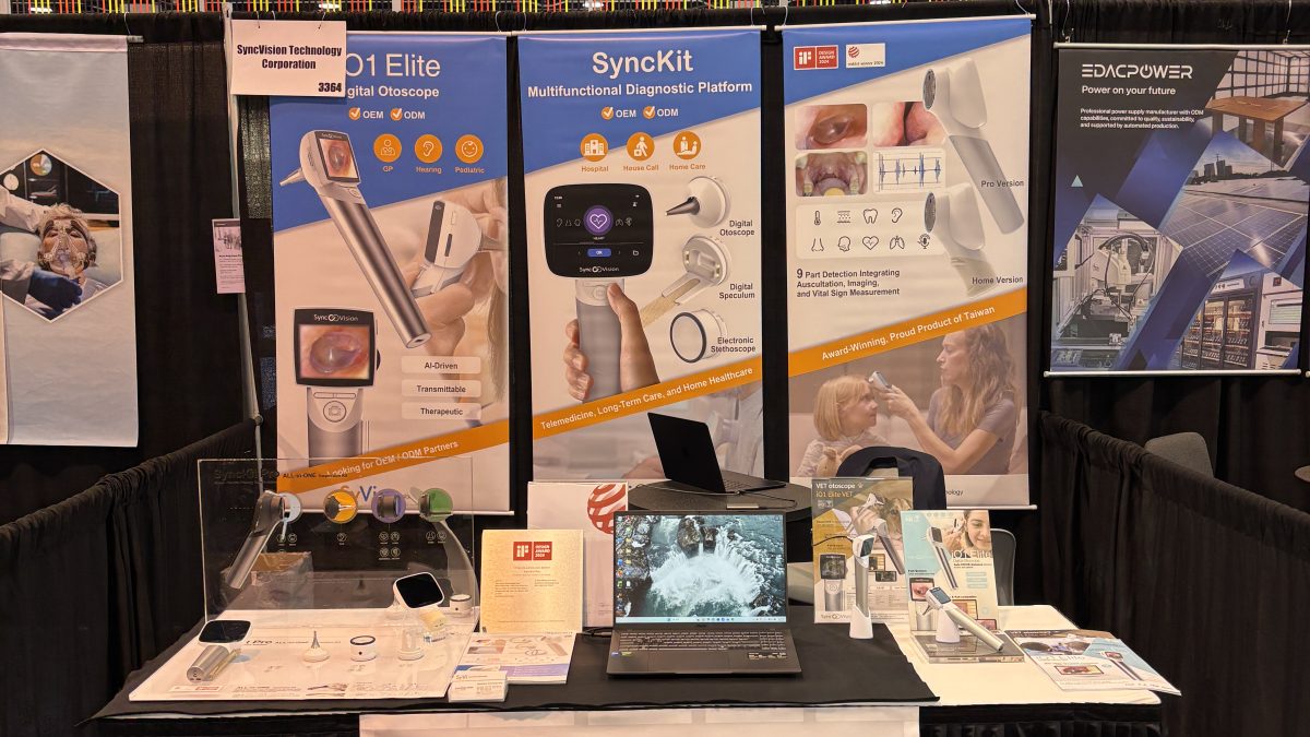 Exhibition hall at MD&M West 2026, Anaheim, California, ahead of SyncVision's booth setup